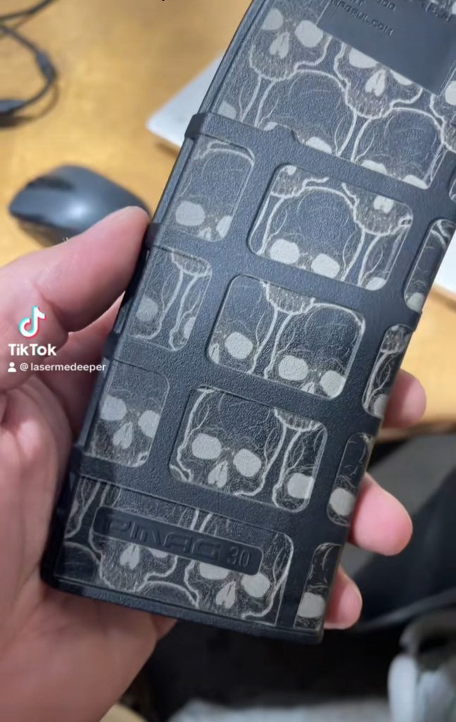 Skull Lasered PMAG 30 Round