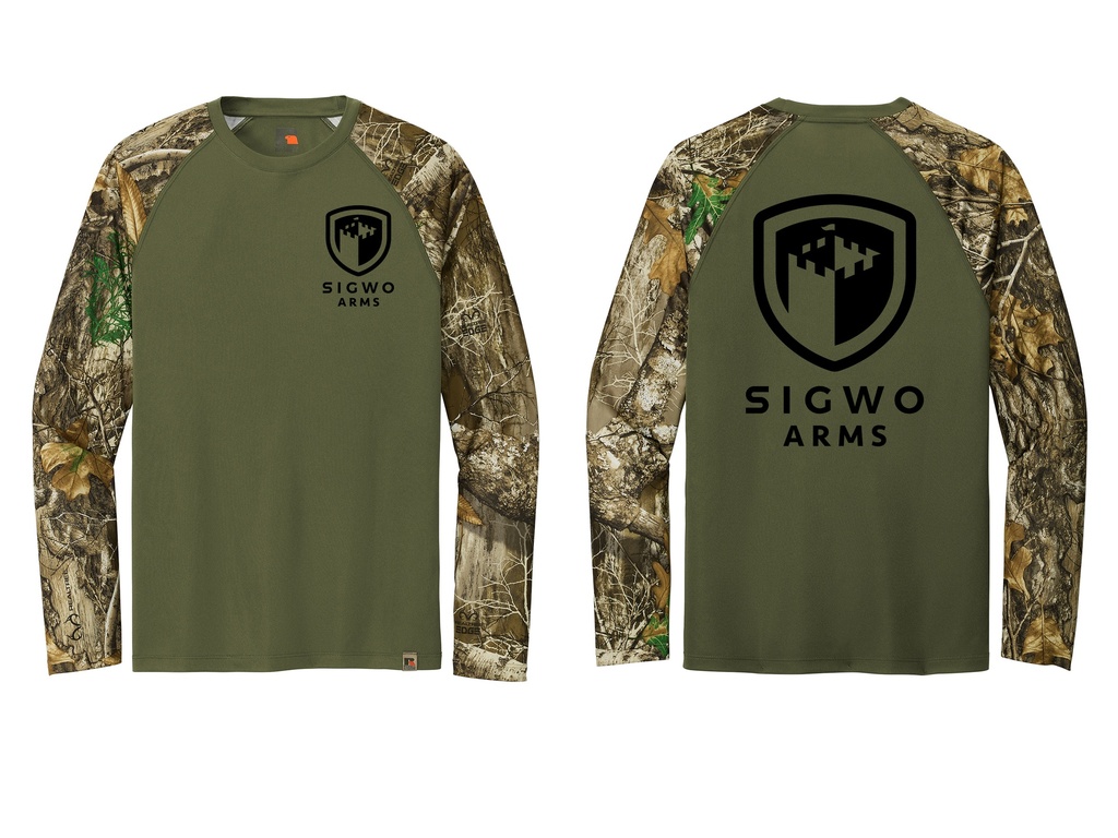 Sigwo Arms Camo Long Sleeve - Black Letters