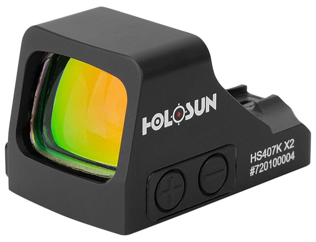 Holosun HS407K X2 Black Anodized 0.85 x 0.77 6 MOA Red