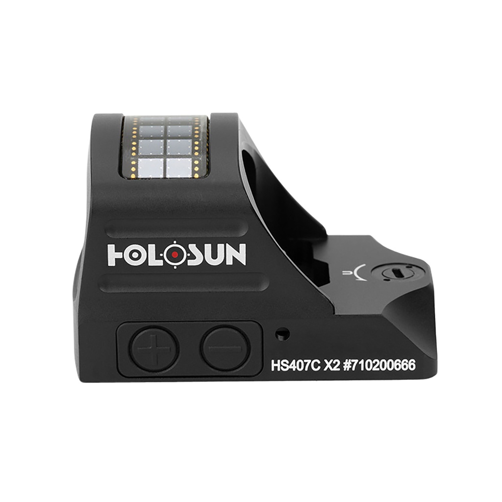 Holosun HS407CX2 Black Anodized 0.63 x 0.91 2 MOA Red