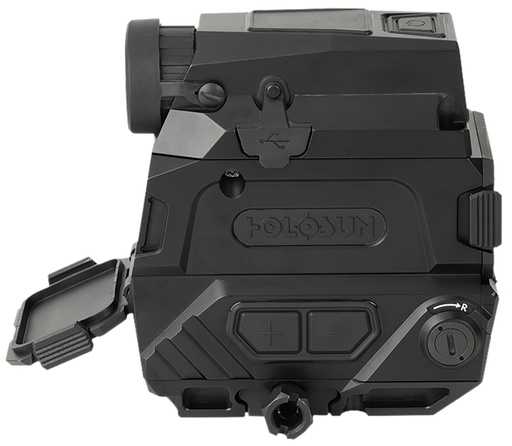 [DRSNV] Holosun DRSNV DRS-NV Black Anodized 1x/8x 1.25" x 0.98" 2 MOA Red Dot/65 MOA Circle Multi Reticle Fusion Night Vision Overlay 