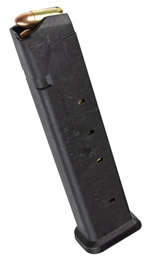 [MAG662BLK] Magpul MAG662BLK PMAG GL9 27rd 9mm Luger Compatible w/Glock 19 Black Polymer 