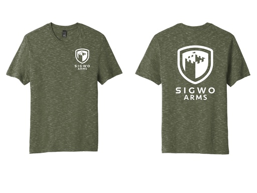 Sigwo Arms Green Short Sleeve - White Letters