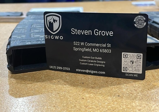 Metal Business Cards